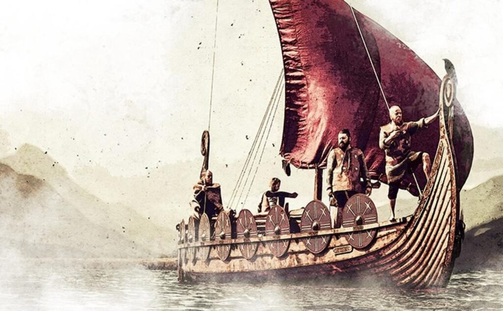 vikingos navegando